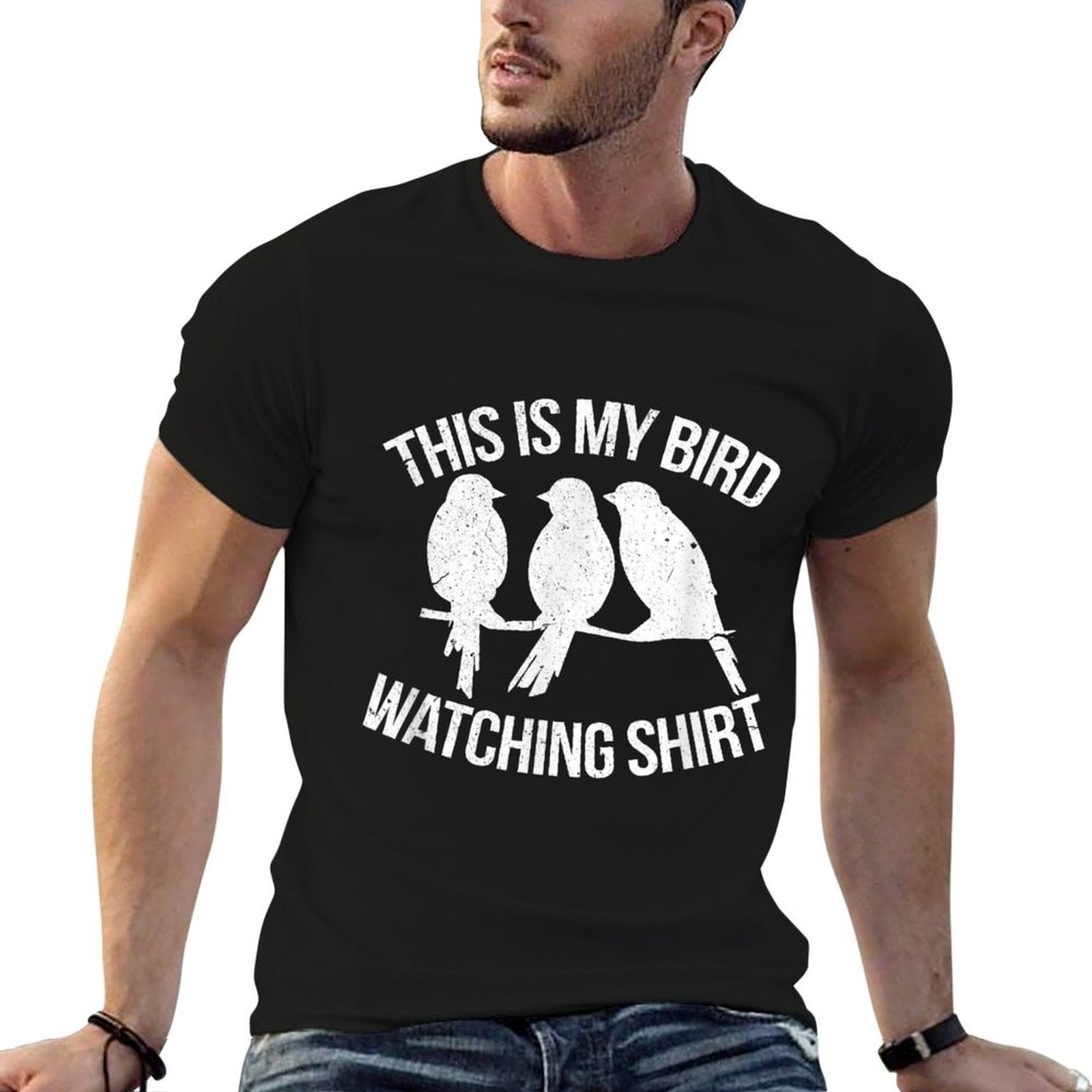 This Is My Bird Watching Funny Birdwatching Birding  Slim-fit Cut T-Shirt
