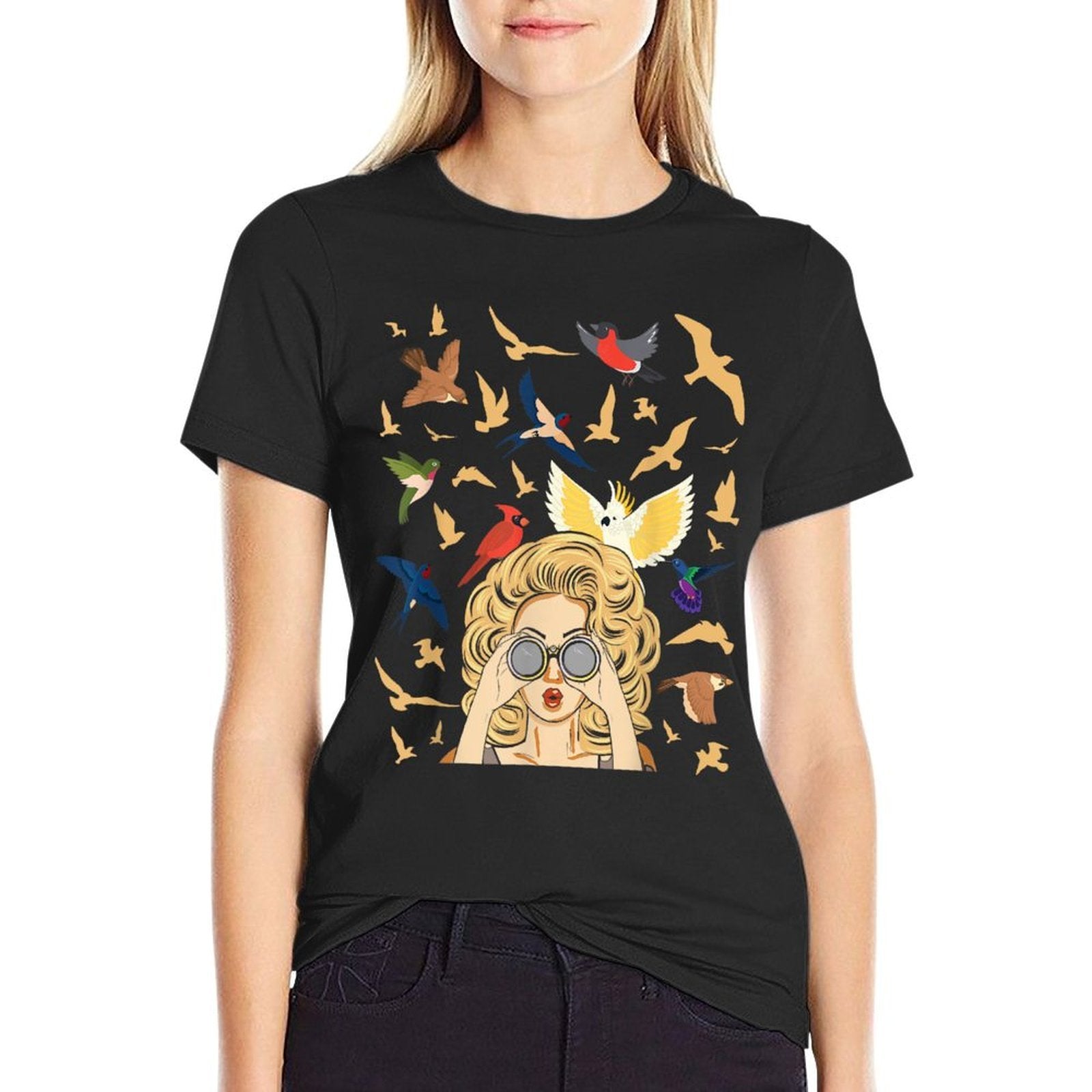 Bird Lover Birding Bird Watching Birder Bird Watcher  Quick-drying T-Shirt