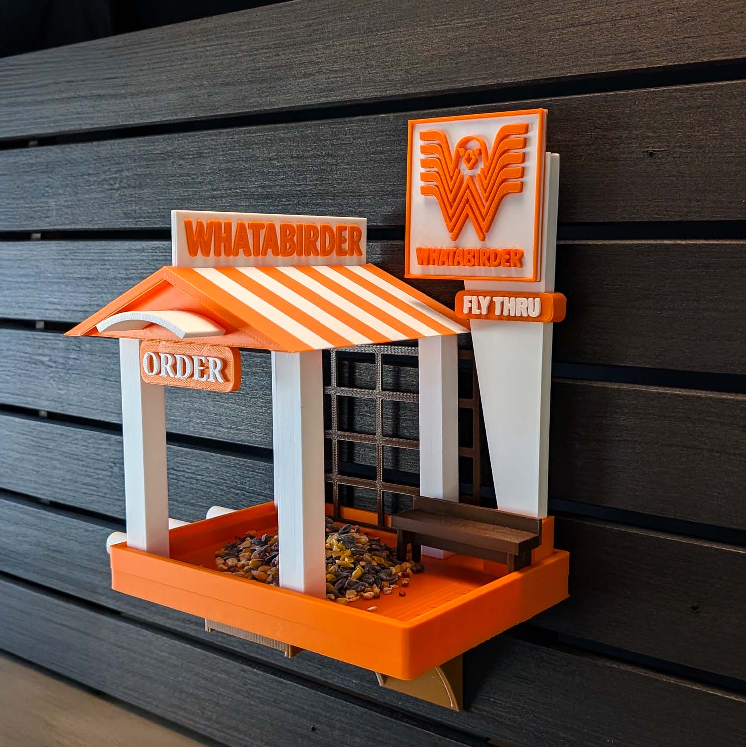 Parody Bird Feeder | Whatabirder